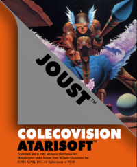 Joust Colecovision US box art